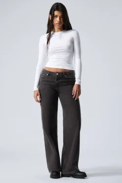 Weekday AMPLE LOW RISE LOOSE WIDE LEG JEANS>Women Jeans