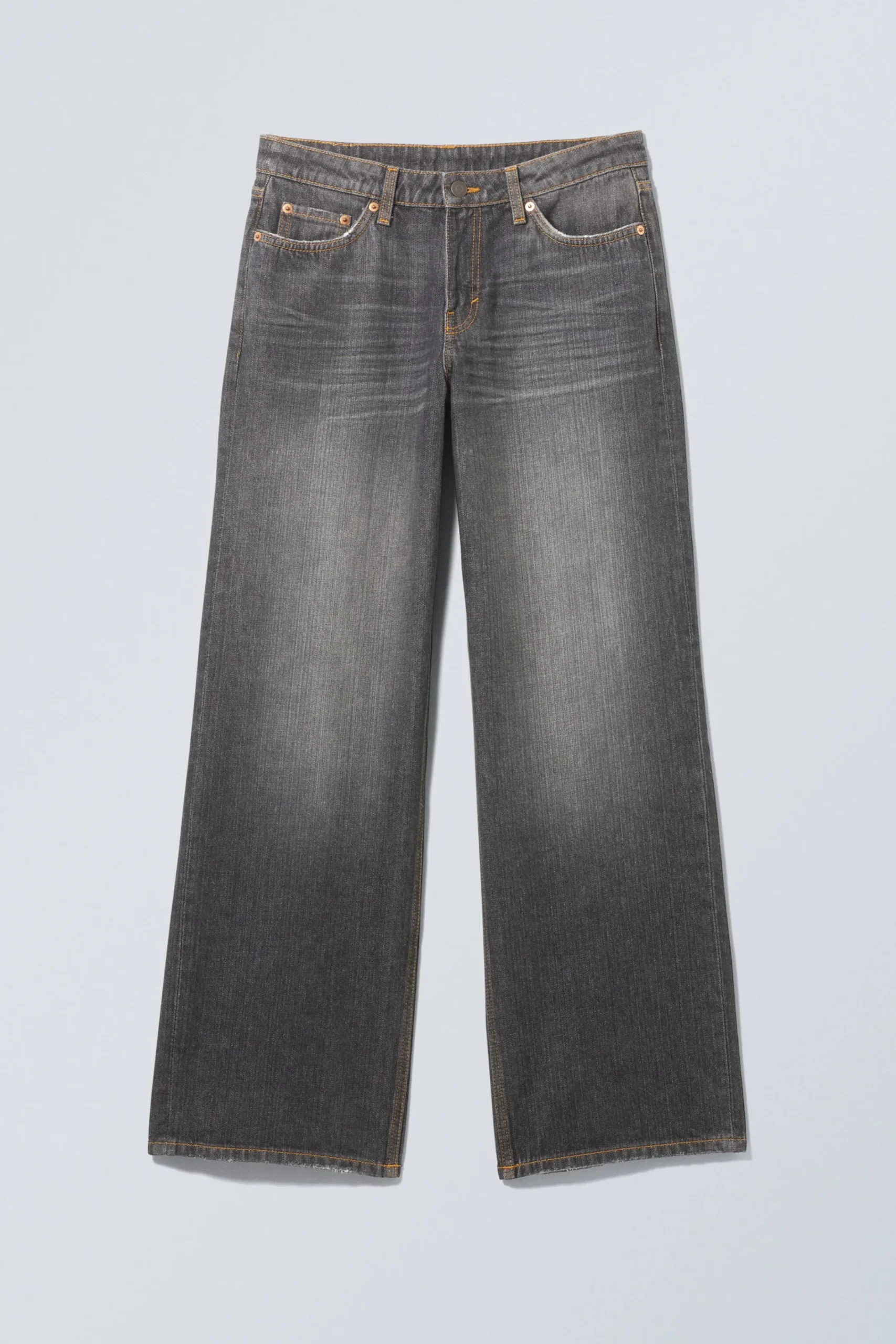 Weekday AMPLE LOW RISE LOOSE WIDE LEG JEANS>Women Jeans