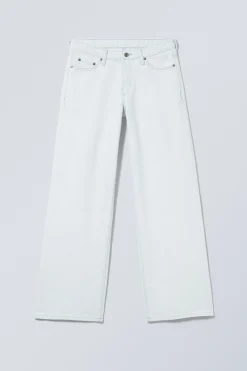 Weekday AMPLE LOW RISE LOOSE WIDE LEG JEANS><noscript><img width=