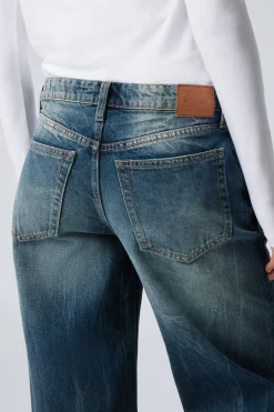 Weekday AMPLE LOW RISE LOOSE WIDE LEG JEANS><noscript><img width=