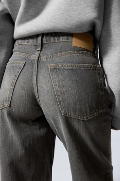 Weekday AMPLE LOW RISE LOOSE WIDE LEG JEANS><noscript><img width=