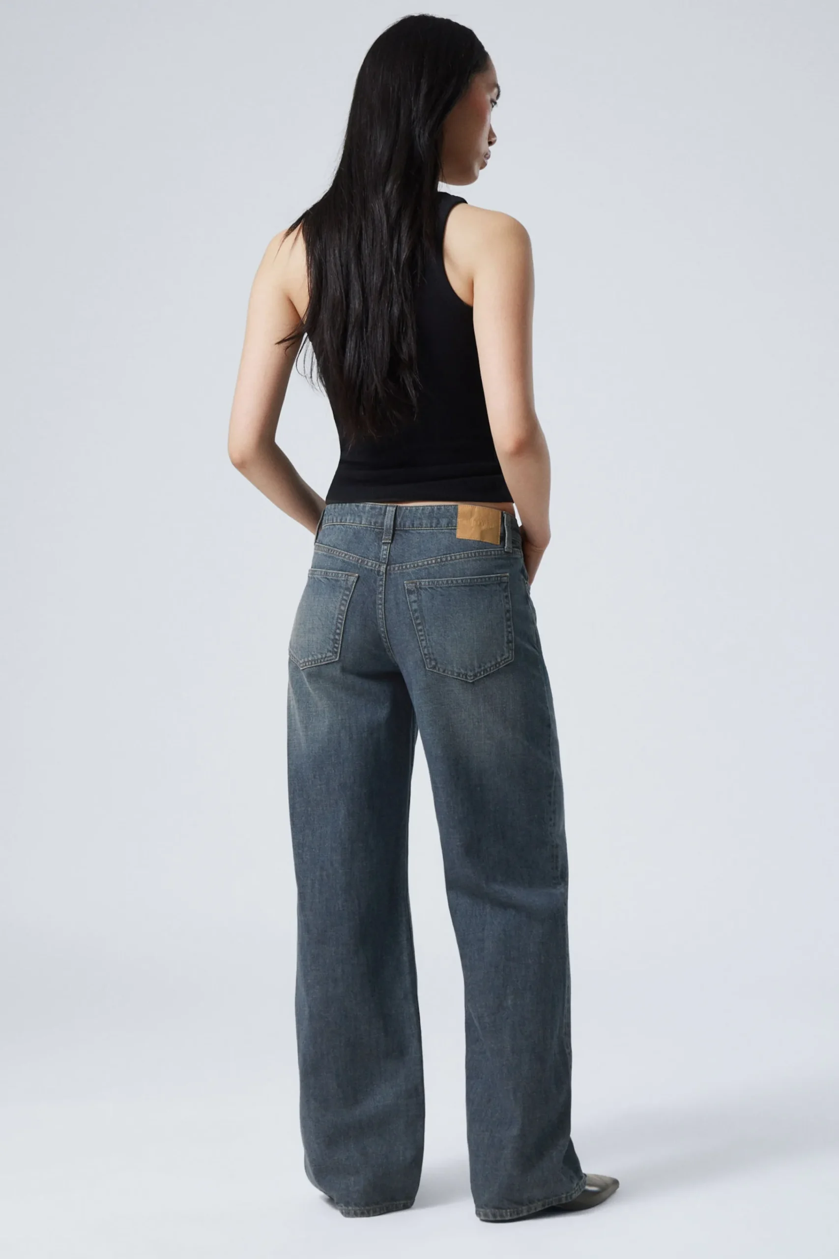 Weekday AMPLE LOW RISE LOOSE WIDE LEG JEANS>Women Jeans
