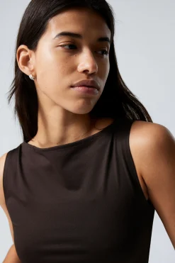 Weekday ANNIE SLEEVELESS BOAT-NECK TOP>Women Tops