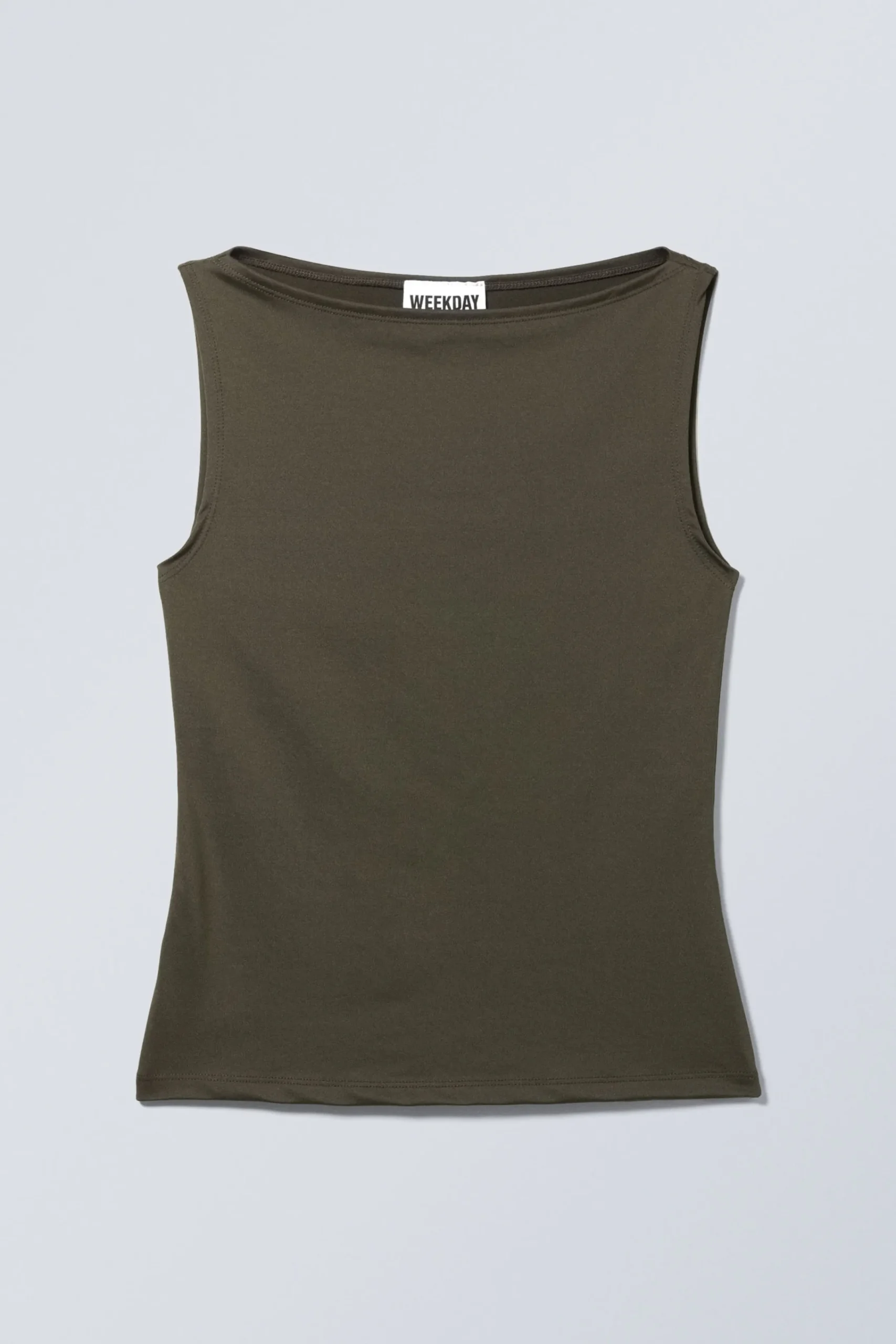 Weekday ANNIE SLEEVELESS BOAT-NECK TOP>Women Tops