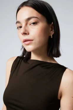 Weekday ANNIE SLEEVELESS BOAT-NECK TOP>Women Tops