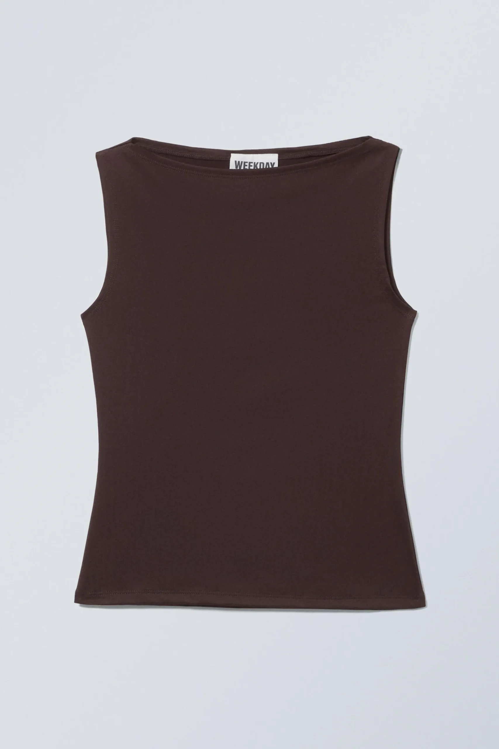 Weekday ANNIE SLEEVELESS BOAT-NECK TOP>Women Tops
