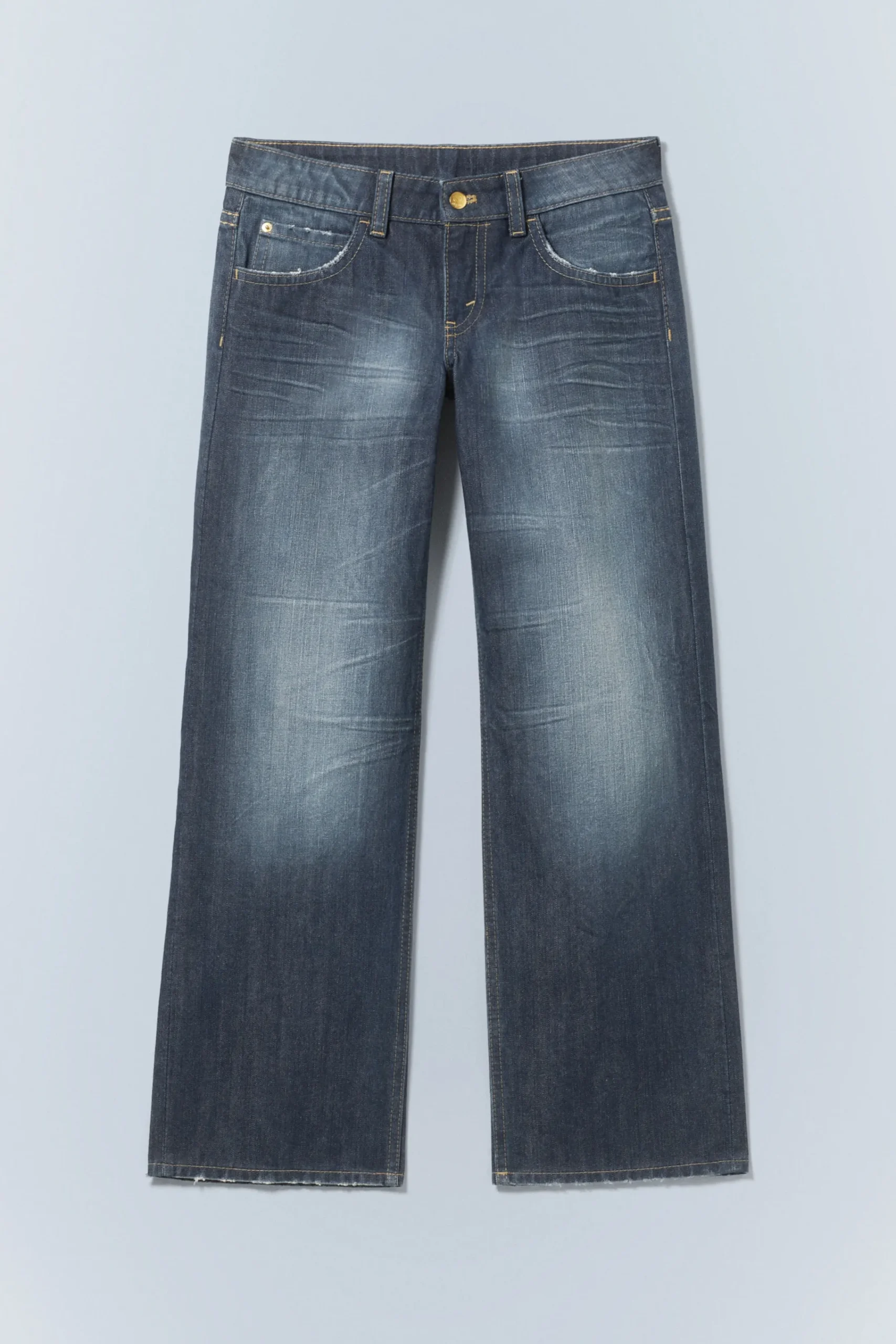 Weekday ANTI LOW WAIST REGULAR STRAIGHT JEANS>Women Jeans