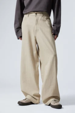 Weekday ASTRO BAGGY LINEN BLEND TROUSERS> Trousers