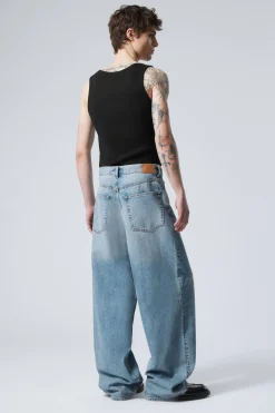 Weekday ASTRO LOOSE BAGGY LEG JEANS><noscript><img width=