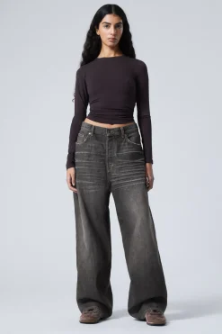Weekday ASTRO LOOSE BAGGY LEG JEANS><noscript><img width=