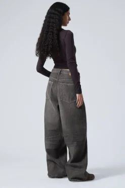 Weekday ASTRO LOOSE BAGGY LEG JEANS><noscript><img width=