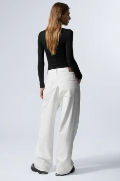 Weekday ASTRO LOOSE BAGGY LEG JEANS><noscript><img width=