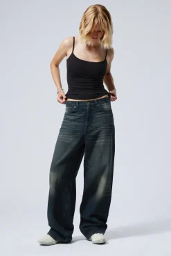 Weekday ASTRO LOOSE BAGGY LEG JEANS><noscript><img width=