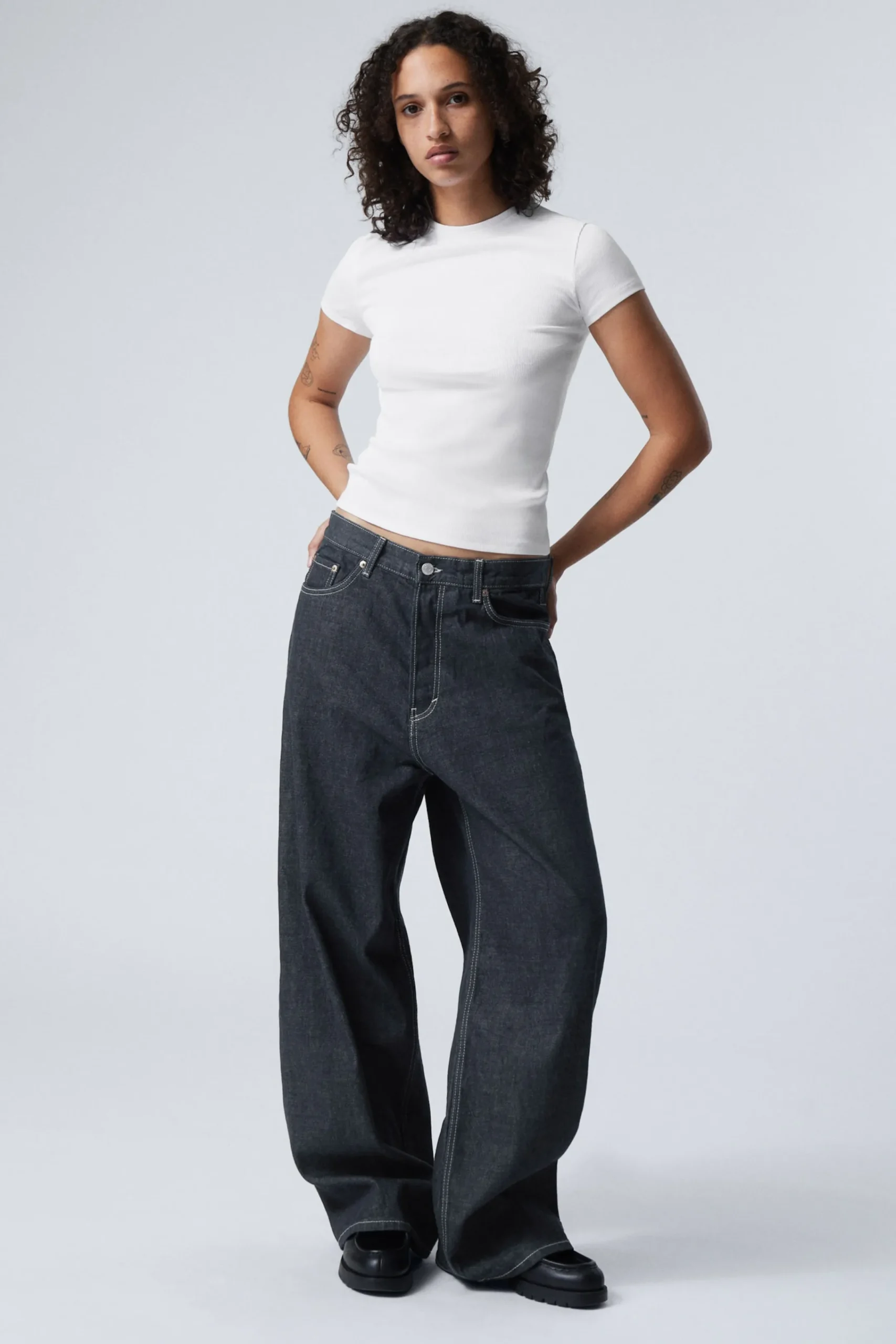 Weekday ASTRO LOOSE BAGGY LEG JEANS>Women Jeans|Jeans