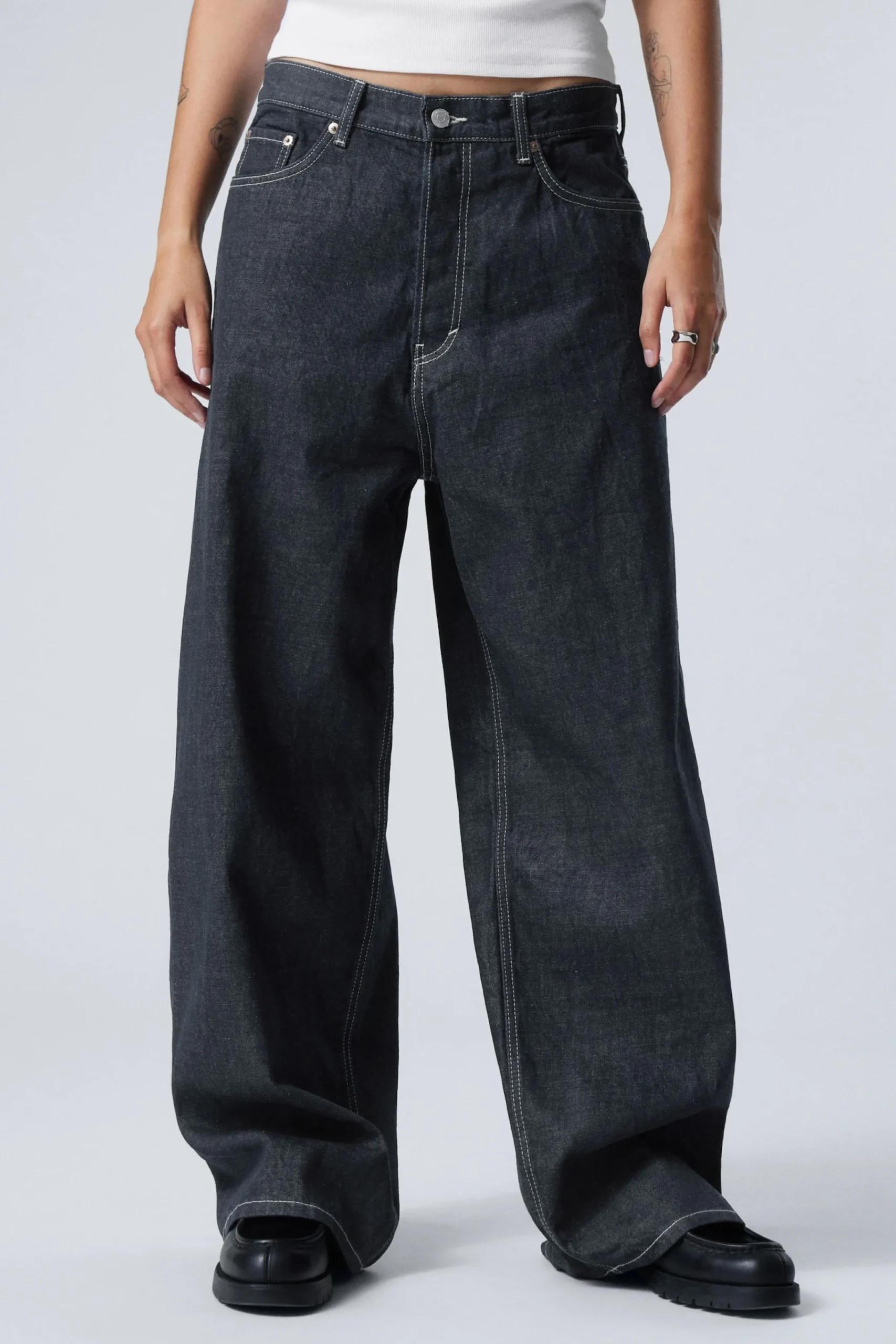 Weekday ASTRO LOOSE BAGGY LEG JEANS>Women Jeans|Jeans