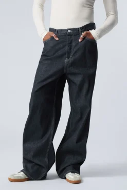 Weekday ASTRO LOOSE BAGGY LEG JEANS><noscript><img width=