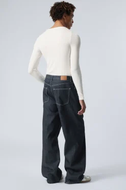 Weekday ASTRO LOOSE BAGGY LEG JEANS><noscript><img width=