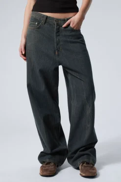 Weekday ASTRO LOOSE BAGGY LEG JEANS><noscript><img width=