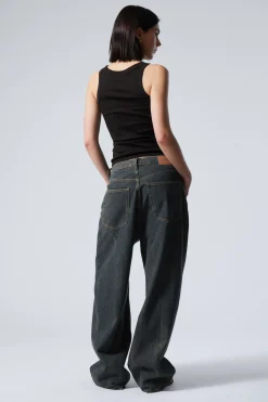 Weekday ASTRO LOOSE BAGGY LEG JEANS><noscript><img width=
