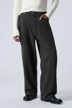 Weekday ASTRO LOOSE BAGGY NEPS SUIT TROUSERS> Trousers