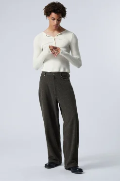 Weekday ASTRO LOOSE BAGGY NEPS SUIT TROUSERS> Trousers