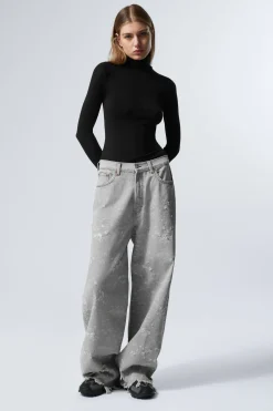Weekday ASTRO LOOSE BAGGY TRASH JEANS><noscript><img width=