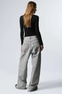 Weekday ASTRO LOOSE BAGGY TRASH JEANS><noscript><img width=