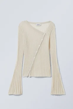 Weekday ASYMMETRIC LINEN BLEND CARDIGAN><noscript><img width=