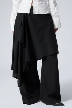 Weekday ASYMMETRIC LINEN BLEND WRAP SKIRT>Women Skirts