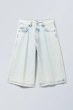 Weekday BAGGY ANKLE LENGTH DENIM SHORTS> Shorts