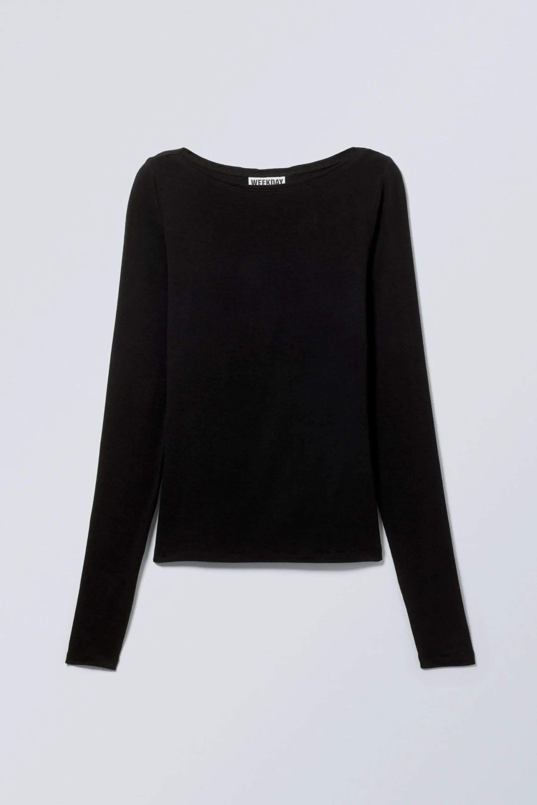 Weekday BOATNECK LONG SLEEVE TOP>Women Basics|Tops
