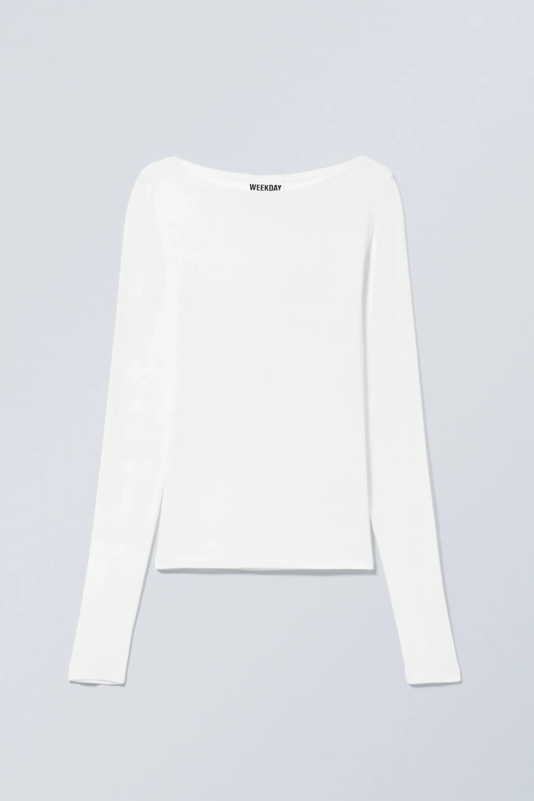 Weekday BOATNECK LONG SLEEVE TOP>Women Basics