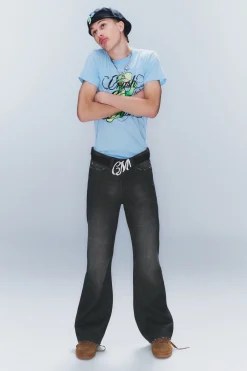 Weekday BOO BOOTLEG LOW WAIST REGULAR BOOTCUT JEANS> Jeans