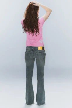 Weekday BOOTY BEI LOW WAIST SKINNY BOOTCUT JEANS><noscript><img width=
