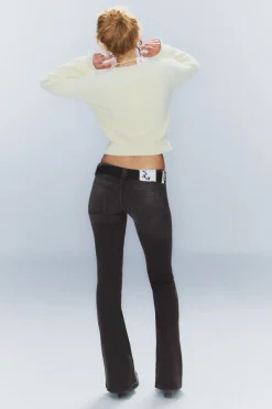 Weekday BOOTY BEI LOW WAIST SKINNY BOOTCUT JEANS><noscript><img width=