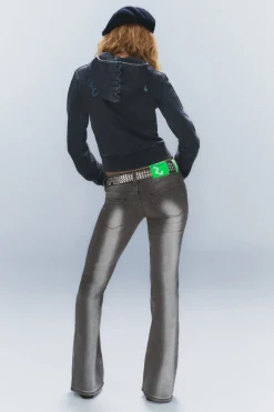 Weekday BOOTY BEI LOW WAIST SKINNY BOOTCUT JEANS><noscript><img width=