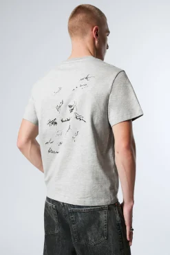 Weekday BOXY GRAPHIC PRINTED T-SHIRT><noscript><img width=