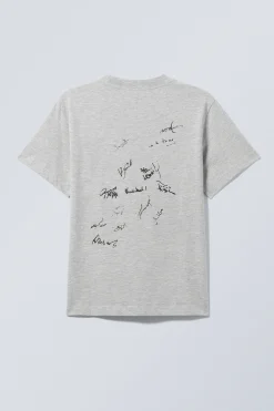 Weekday BOXY GRAPHIC PRINTED T-SHIRT><noscript><img width=
