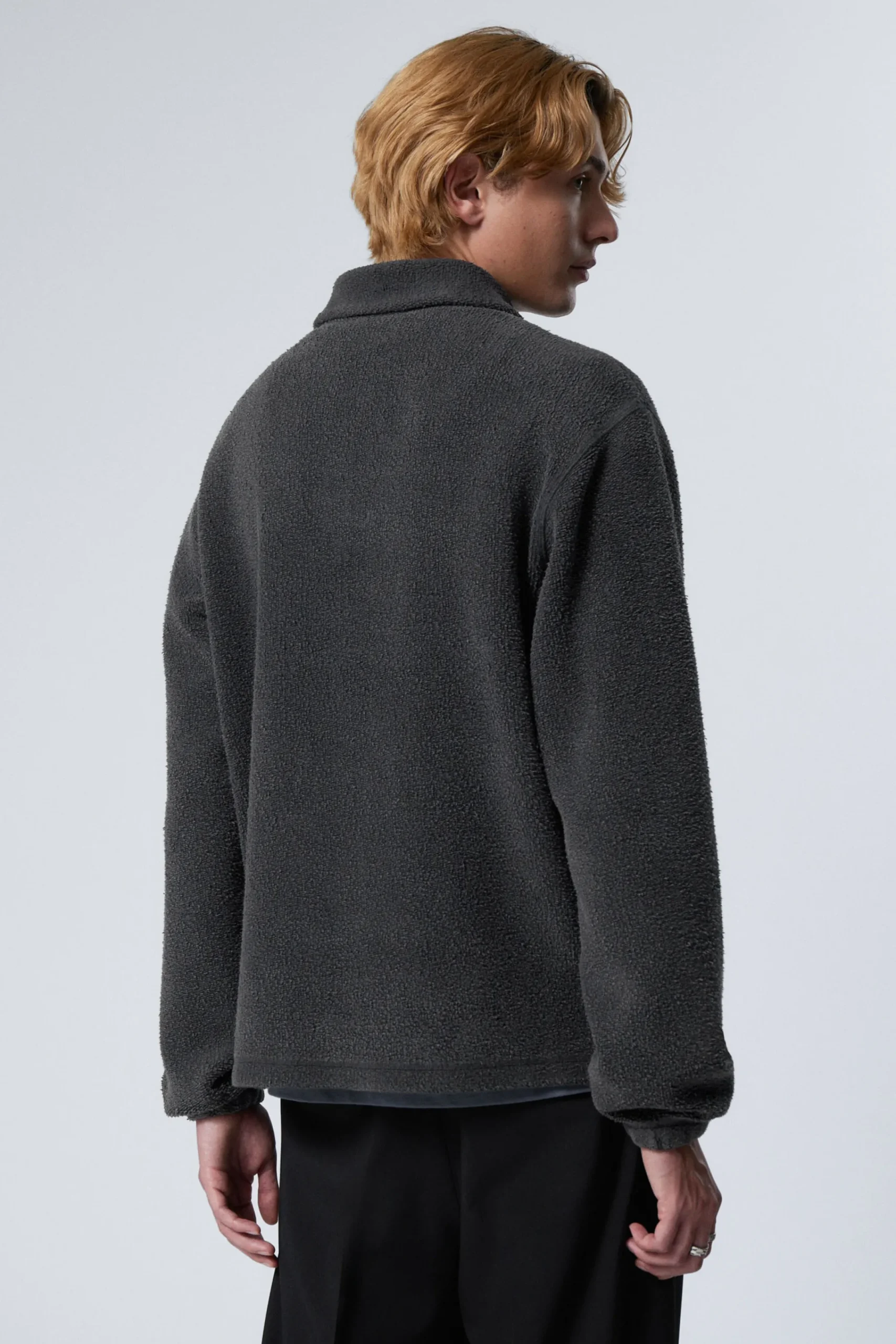 Weekday BOXY HALF-ZIP FLEECE SWEATSHIRT> Sweatshirts