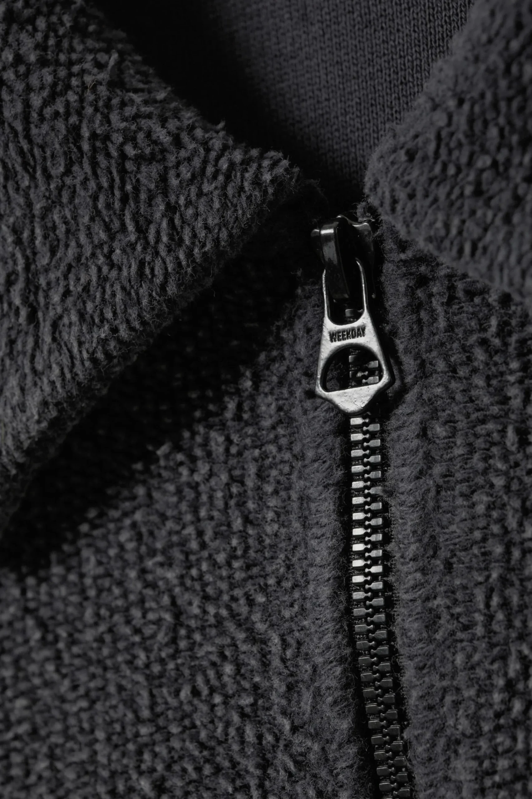 Weekday BOXY HALF-ZIP FLEECE SWEATSHIRT> Sweatshirts