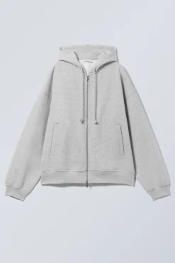 Weekday BOXY HEAVY ZIP HOODIE>Women Hoodies|Basics