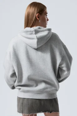 Weekday BOXY HEAVY ZIP HOODIE><noscript><img width=