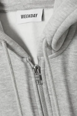 Weekday BOXY HEAVY ZIP HOODIE><noscript><img width=