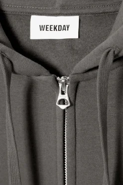 Weekday BOXY MIDWEIGHT ZIP HOODIE><noscript><img width=