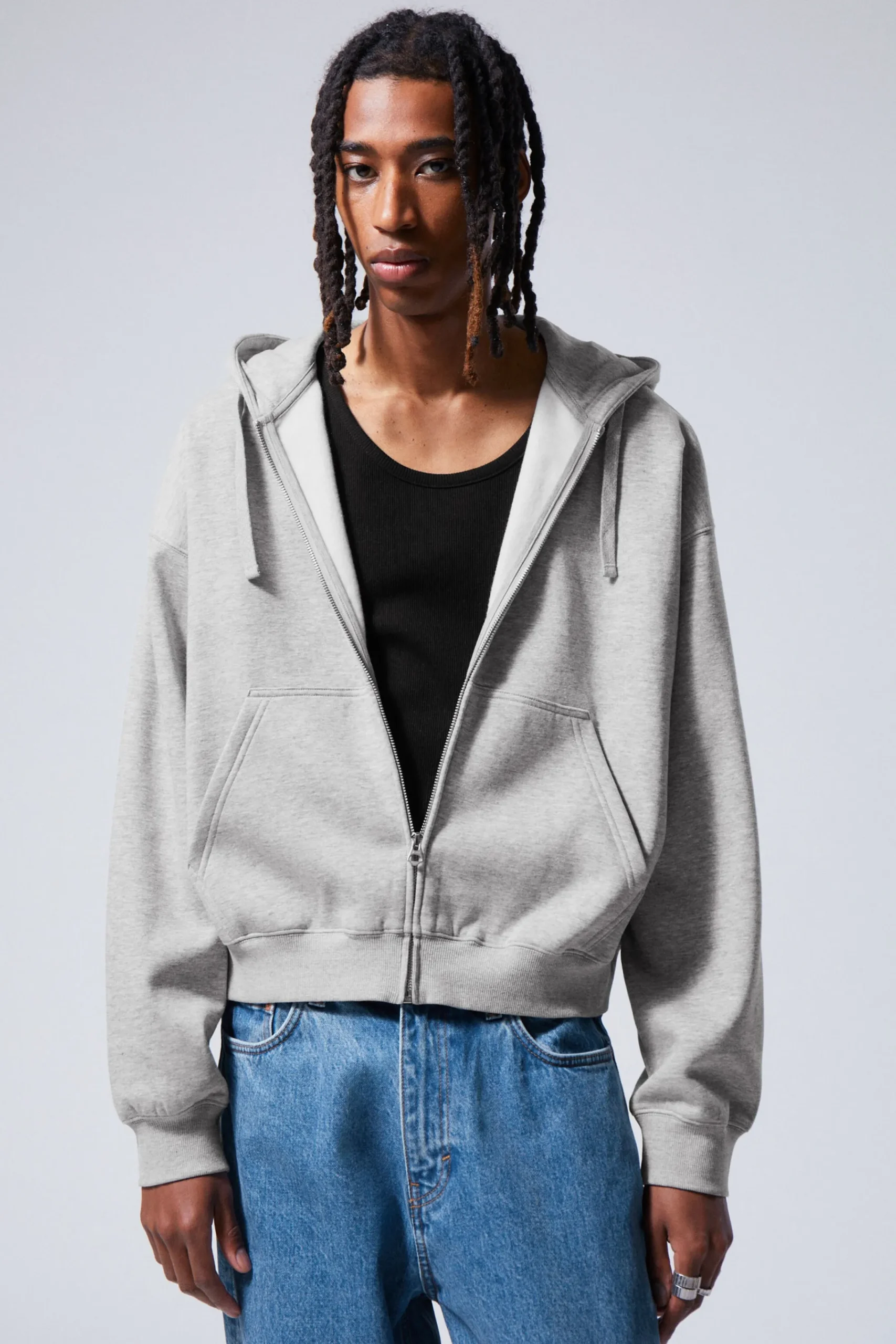 Weekday BOXY MIDWEIGHT ZIP HOODIE> Basics|Hoodies