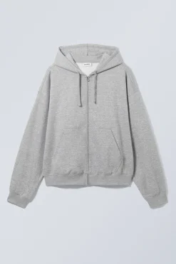 Weekday BOXY MIDWEIGHT ZIP HOODIE><noscript><img width=
