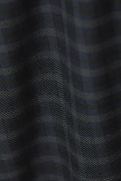 Weekday CHECKED LOW LOOSE SUIT TROUSERS><noscript><img width=