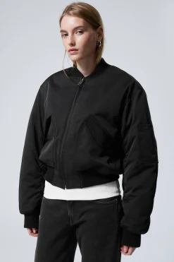 Weekday CROPPED BOMBER JACKET>Women Jackets & Coats