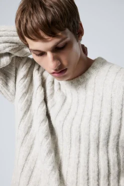 Weekday CROPPED RIB-KNIT SWEATER> Knitwear