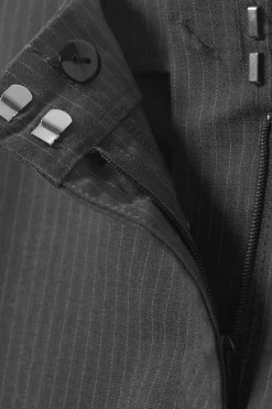 Weekday CUT-OFF WAISTBAND SUITING TROUSERS><noscript><img width=